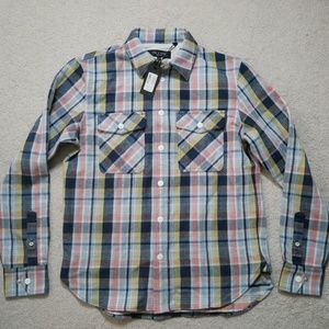 NWT rag & bone pink multi plaid Jack shirt Small